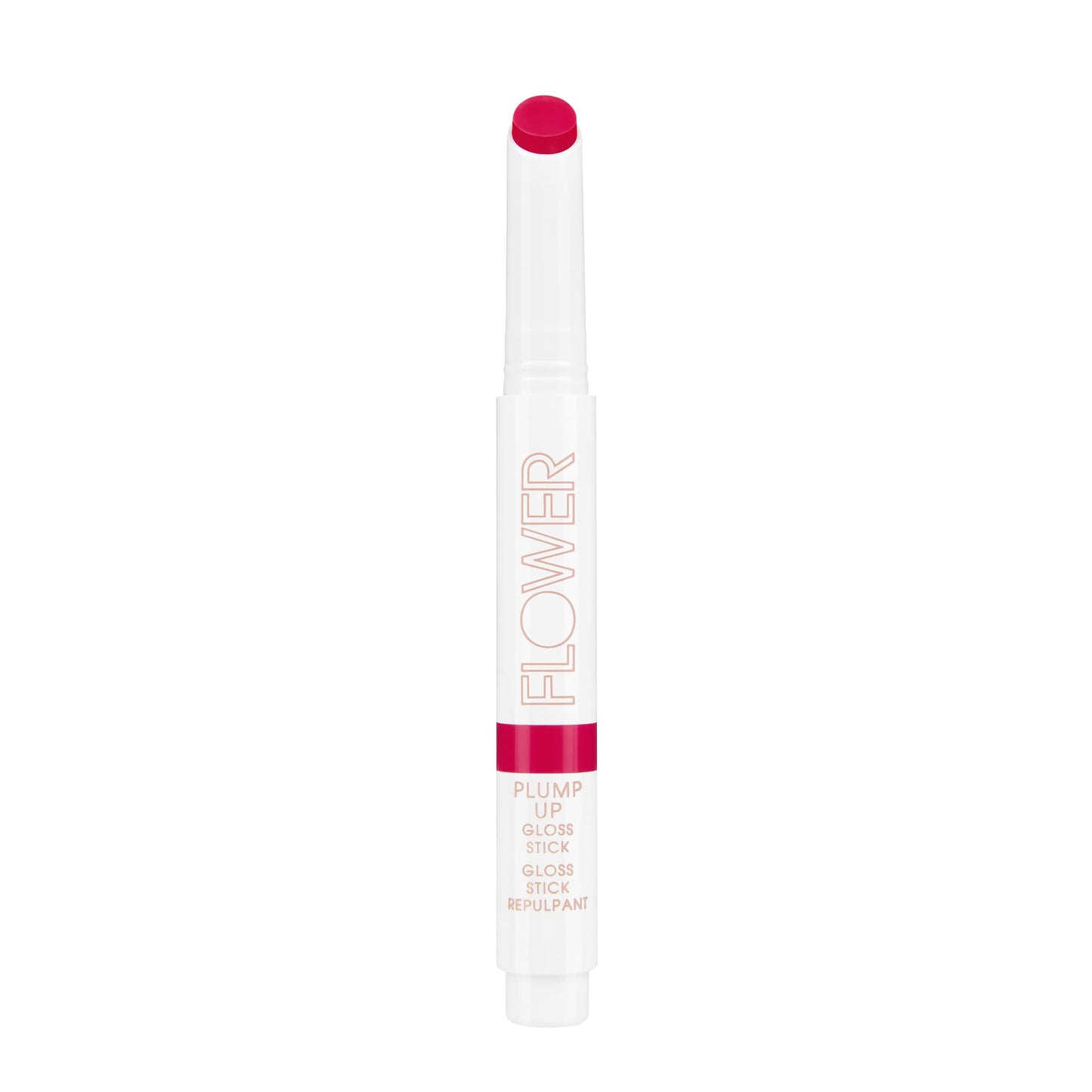 FLOWER Beauty By Drew Barrymore Plump Up Lip Gloss Stick - Lip Plumper - Nourishes + Hydrates Lips - Buildable + Dewy Finish - Fiery