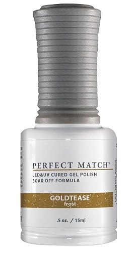 LeChat Perfect Match Gel Polish, Gold Tease, 0.5 Ounce (PMS181) Beauty & Personal Care LECHAT