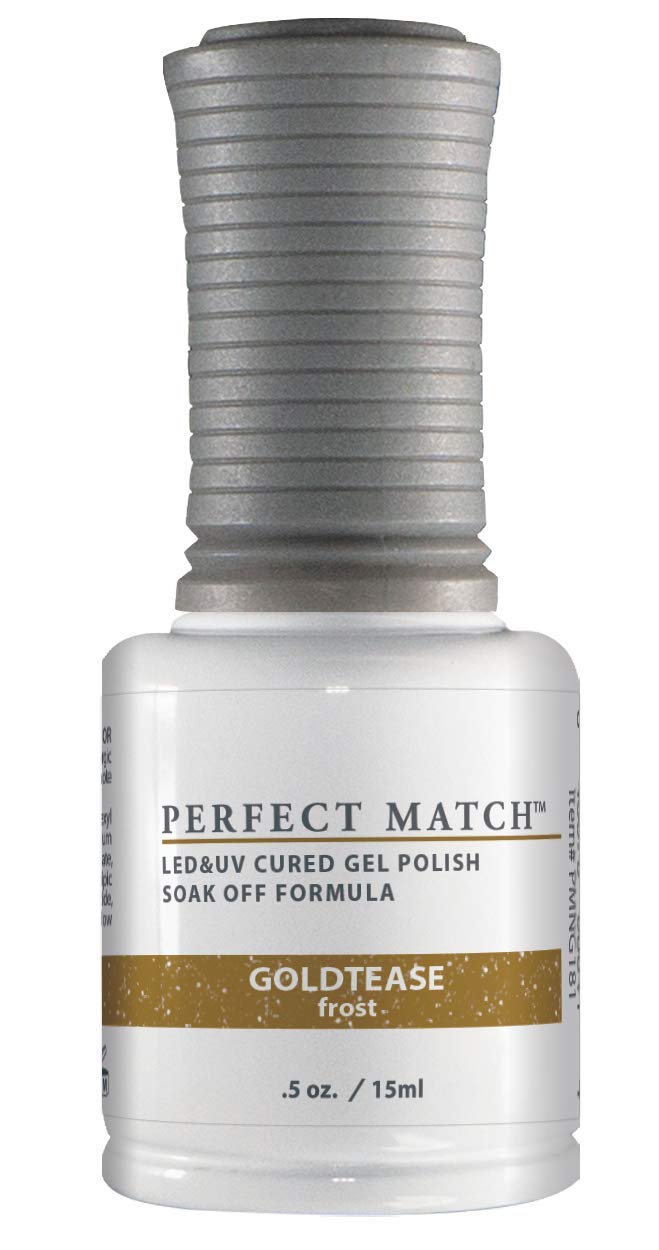 LeChat Perfect Match Gel Polish, Gold Tease, 0.5 Ounce (PMS181) Beauty & Personal Care LECHAT