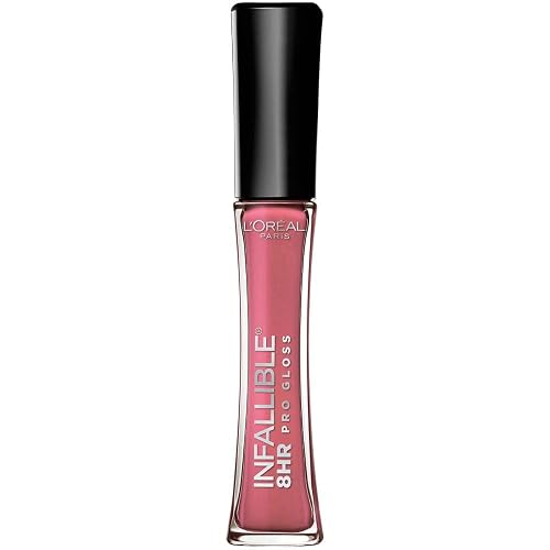 L’Oreal Paris Makeup Infallible 8 Hour Hydrating Lip Gloss, Sunset, 0.21 Fl. Oz