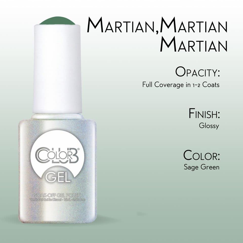 Color Club Martian, Martian, Martian! Color Club Gel +lacquer Duo Includes 1 Each Of 05gel1121 and 05a1121, 0.5 fluid_ounces Beauty & Personal Care Color Club