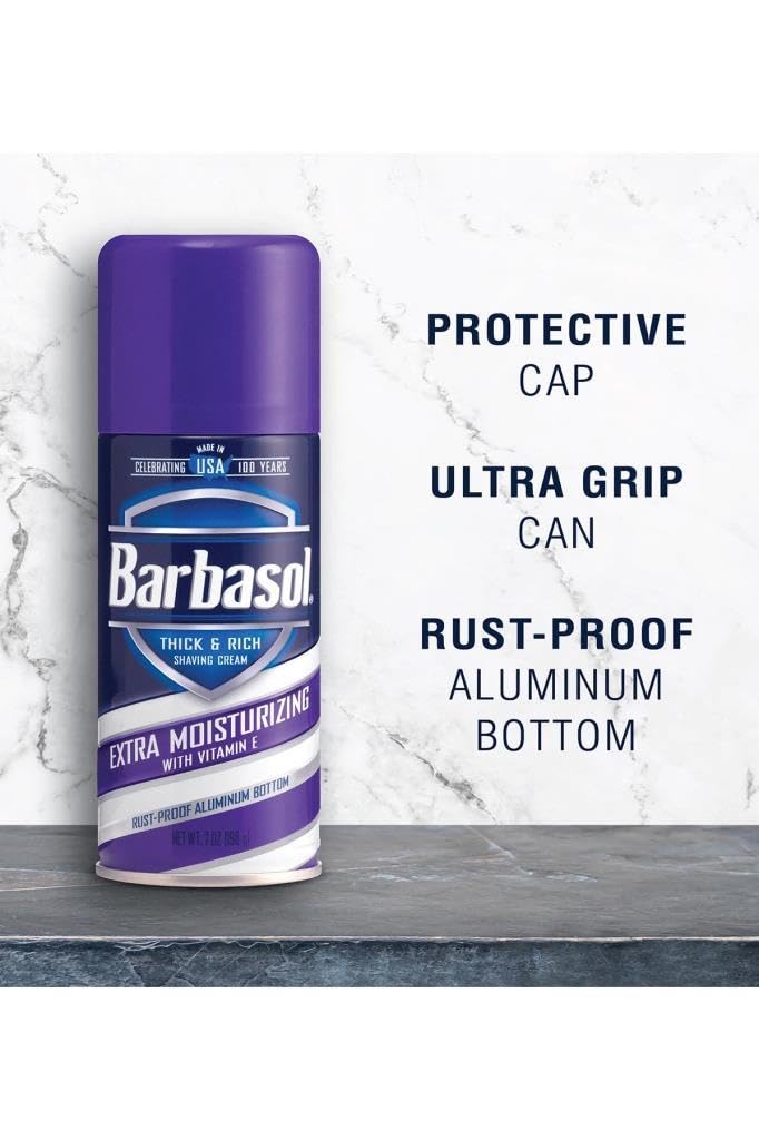 PERIO PROD Barbasol Moisturizing Shave Cream 7 Oz