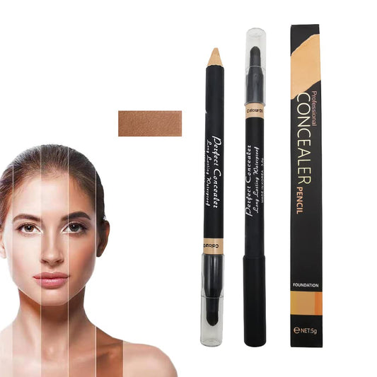 AKARY Concealer Pencil, 2 in 1 Dual-Sided Full Range of Coverage Concealer Pencil for Face, Professional Foundation Concealer for Eye Dark Circles