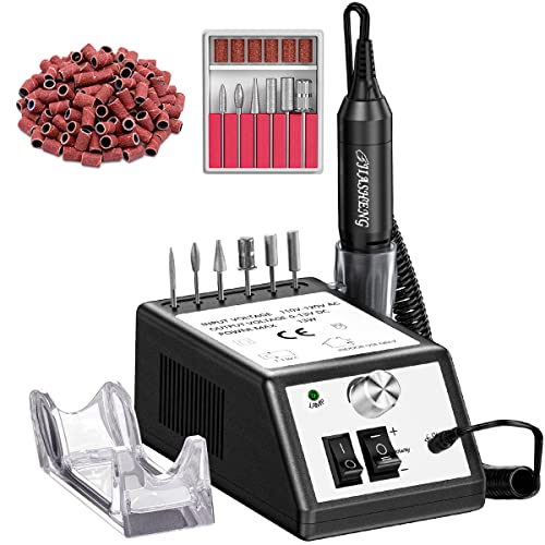 JIASHENG Professional Nail Drill, 20000rpm Electric Nail Drill Machine, Electronic Nail File Drills for Acrylic Nails Gel Nails Manicure Pedicure