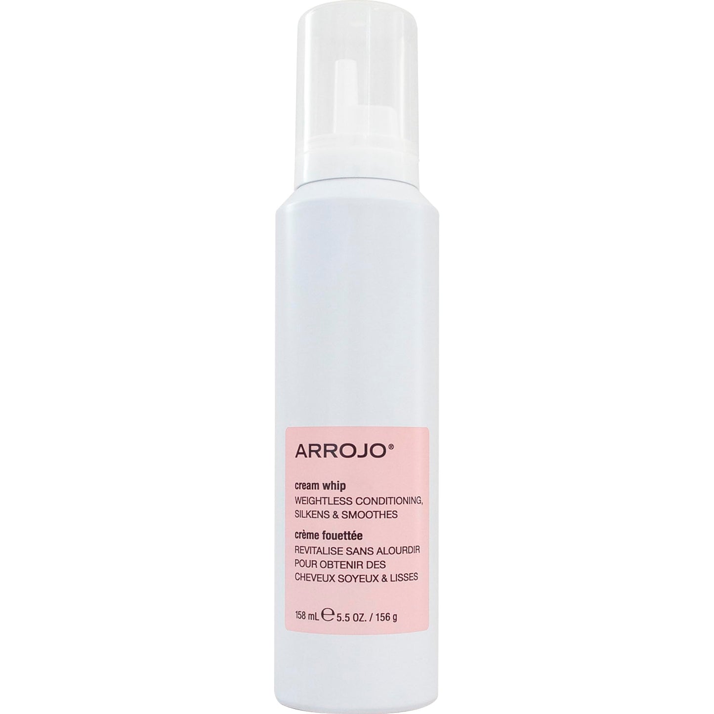 ARROJO Cream Whip - 5.5 Fl Oz - Conditioning Leave-In Hair Styling Cream for Wavy or Dry Hair, Sulfate & Sodium-Chloride Free, Antioxidant