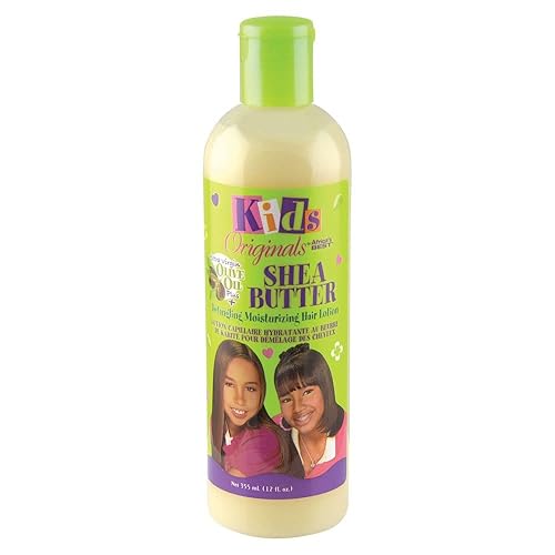 Originals by Africa's Best Kids Shea Butter Detangling Moisturizing Hair Lotion, Enriched with Extra Virgin Olive Oil, Petrolatum and Mineral Oil