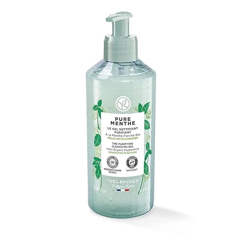 yves roche france Yves Rocher Purifying Cleansing Gel for Combination and Oily Skin - Pure Menthe (13.1 fl.oz.) (16254)