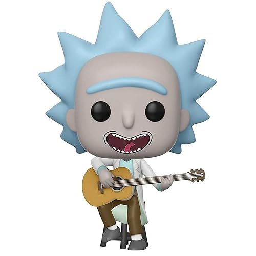 Funko Pop! Vinyl: Rick Sanchez & Morty: Tiny Rick Sanchez with Guitar - Morty, Multi - Collectable Vinyl Figure - Gift Idea - Official Merchandise…