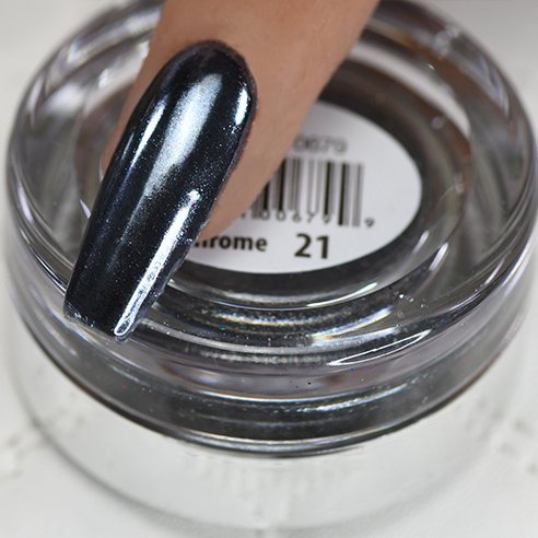 Cre8tion - Chrome Nail Art (Real Roes Gold or Sliver Black) (Sliver Black) Beauty & Personal Care Cre8tion