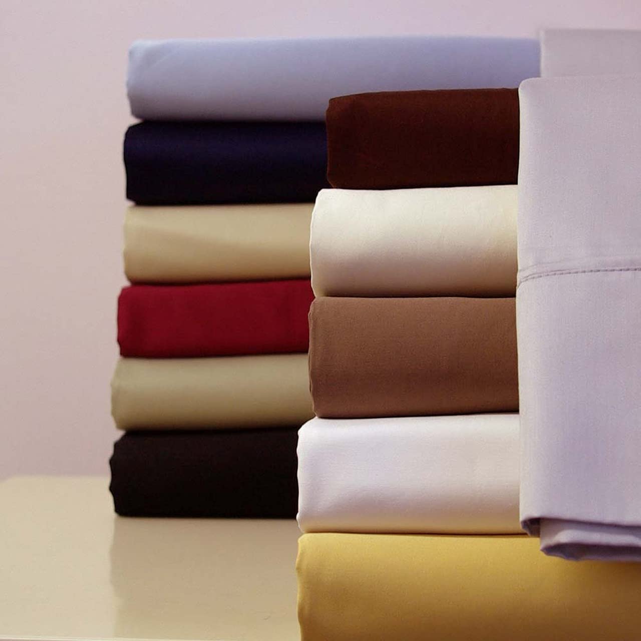 Royal Hotel Bedding Luxury Heavyweight 1000 Thread Count 2pc Pillowcases Set 100% Cotton Material, Cool - Durable, Soft and Breathable Pillow-Cases in