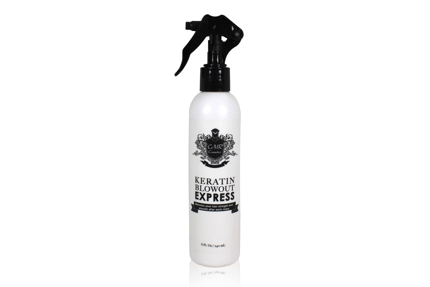CMR COSMETICS Keratin Blowout Express Hair Smoother- CitrusScented Frizz Control & Shine for All Hair Types, Salon-Quality Straightening at Home, 8oz