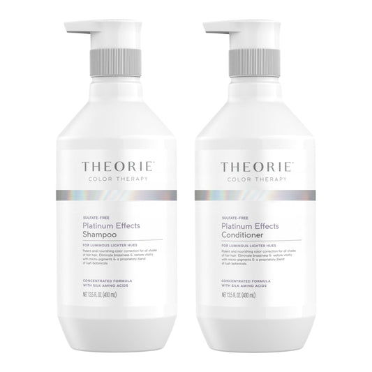 THEORIE 400 mL Shampoo & Conditioner Collection (THEORIE Sage Collection Hair Care Sets (Platinum Effects 400mL Shampoo & Conditioner Set))