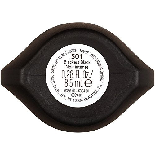 Revlon Mascara, All-in-One Eye Makeup, Volumizing & Lifting Mascara, No Clump, Smudge Proof, Flake Proof, 501 Blackest Black, 0.28 Fl Oz