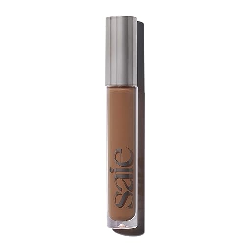 Saie Hydrabeam Under Eye Brightener - Sheer + Hydrating Concealer with Glycerin, Squalane + Cucumber Extract - Brightening Under Eye Concealer +