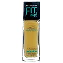 Maybelline New York Fit Me! Matte + Poreless Foundation, Classic Ivory [120] 1 oz (Pack of 5)