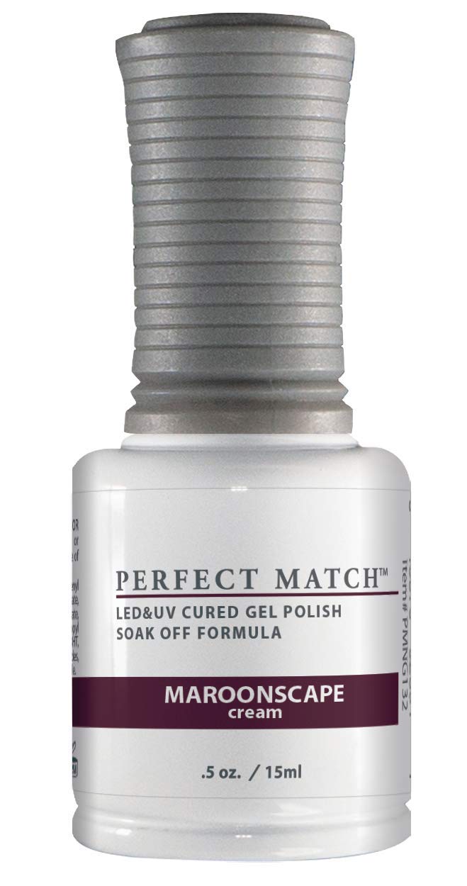 LeChat Perfect Match Gel Polish, Maroonscape, 0.5 Fl Oz (PMS132) Beauty & Personal Care LECHAT