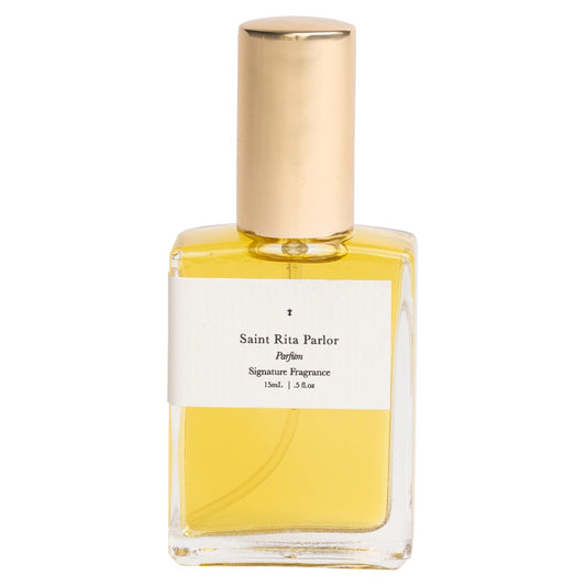 Saint Rita Parlor Signature Parfum - Luxury Unisex Fragrance, Organic Ingredients, Notes of Rose, Whiskey & Tobacco, Handcrafted in California - 15mL Beauty & Personal Care Saint Rita Parlor