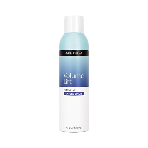 John Frieda Dry Texture Spray for Fine Hair, Lightweight Texturizing Spray for Volume and Grip with Pea Protein, No Residue, 7 Oz