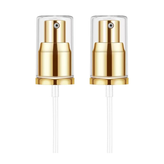 Chris.W 2Pack Foundation Pump Fit for Estee Lauder Double Wear Foundation DW Replacement Pump(Gold)