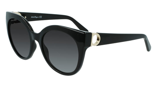 Ferragamo Women's Sf1031s 53Mm Sunglasses, Black