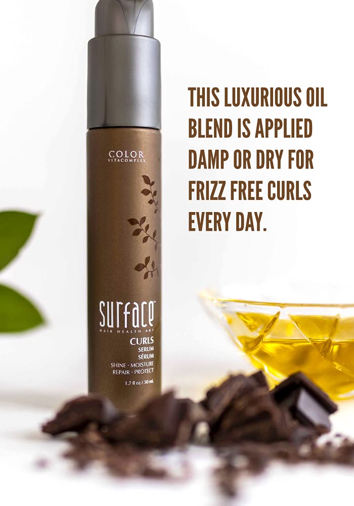 Surface Hair - Curls Serum, Repair And Protect While Maintaining Moisture And Shine, 1.7 Fl. Oz.