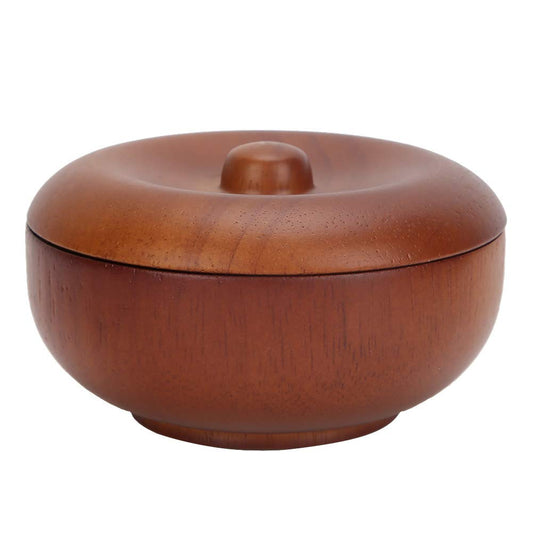 Shaving Bowl, Shaving Soap Bowl, Wooden 3.7 x 1.7in Barber Tool Man for Shaving Beauty and Personal Care Liyeehao