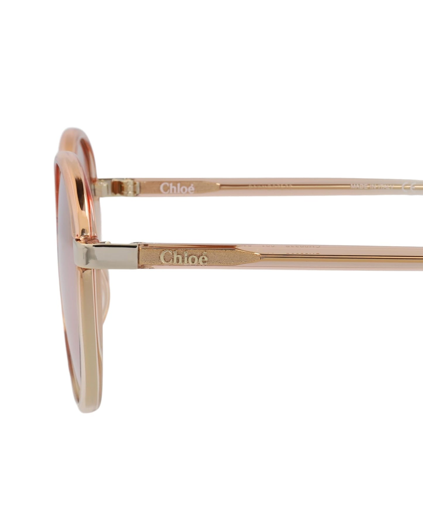 Chloé Round-Frame Injection Sunglasses