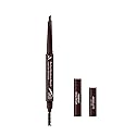 Absolute New York Perfect Eyebrow Pencil Dual-Ended To Shape, Fill, and Define Eyebrows (MEBP04 Deep Brown Hard)