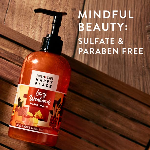 Find Your Happy Place Liquid Gel Hand Wash Lazy Weekends Sweet Almond And Vanilla Bean 9.5 fl oz