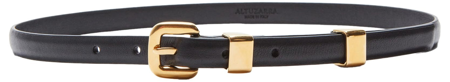 Altuzarra, Skinny Belt, M, Black