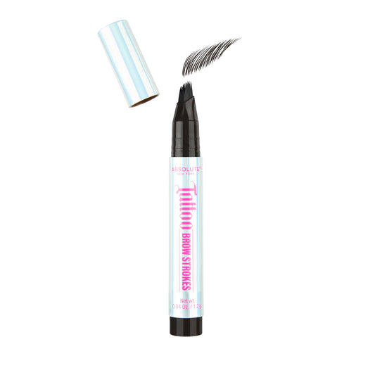 Absolute New York Tattoo Brow Strokes, Natural Mirco Bladed Effect, Define and Perfect Brows (MEBT01 Black)