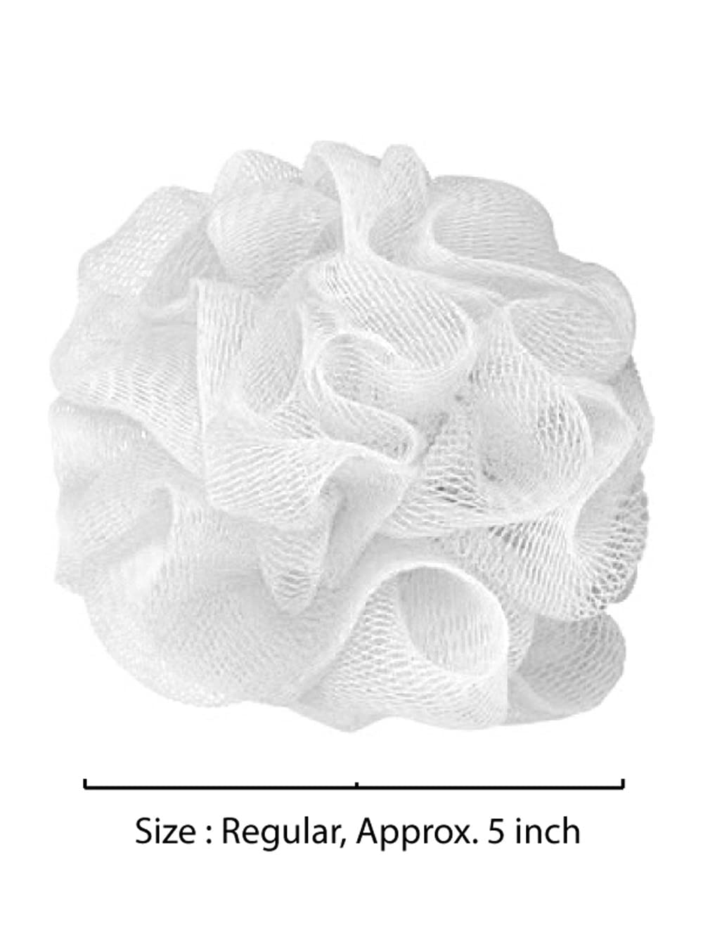 Aquasentials Mesh Pouf Bath Sponge (4 Pack) (Multi-Color)