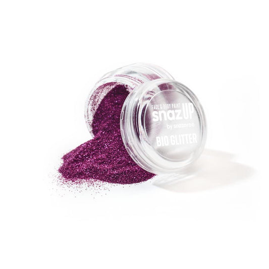 Snazaroo Fine Bio Glitter, 5g (.17-oz) Tub, Fuchsia