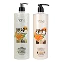Tahe Miracle Gold For Frizz Control Kit - Shampoo 1000ml + Mask 1000ml