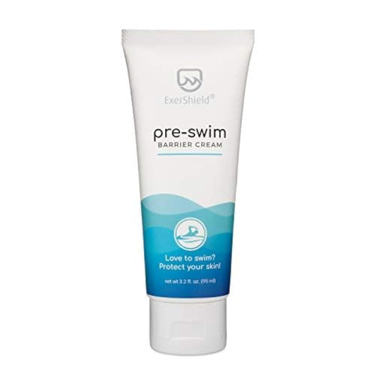 Exershield Pre-Swim Lotion -Barrier Cream for Swimmers - Protects Skin from the drying and itchy effects of pool and spa water