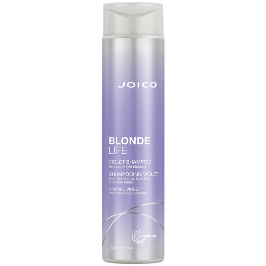 Joico Blonde Life Violet Shampoo | For Cool & Bright Blonde Hair | Neutralize Brassy Tones | Banish Yellow Tones | Boost Shine | Sulfate Free |
