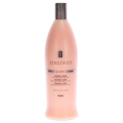 RUSK Sensories Pure Mandarin and Jasmine Vibrant Color Conditioner, Keeps Color and Highlights Vibrant, 33.8 fl. oz