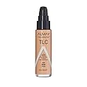 Almay Liquid Foundation, Truly Lasting Color, Long Wearing Natural Finish, Vitamin E and Lemon Extract, Hypoallergenic, Cruelty-Free, Dermatologist Tested, 240 Beige, 1 fl oz