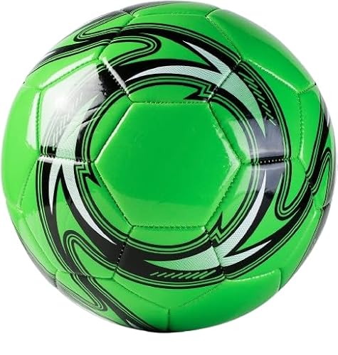Western Star Soccer Ball Size 4- Official Match Weight - 5 Colors - Youth & Adult Soccer Players - Helix Design - Long-Lasting Construction…