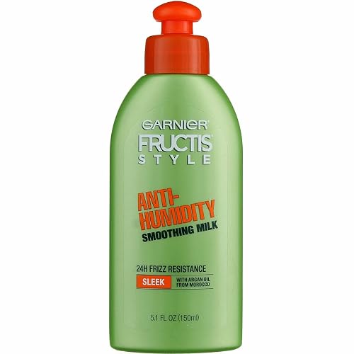 Garnier Fructis Style Anti-Humidity Smoothing Milk 5.10 oz (Pack of 5)