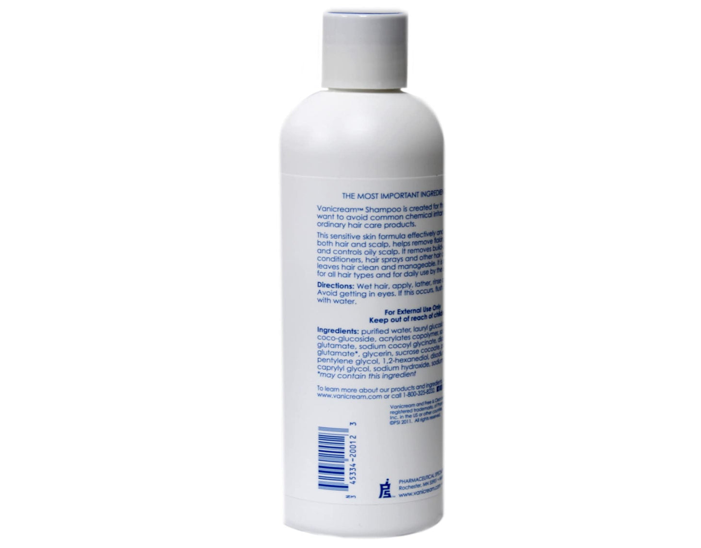 Vanicream Shampoo for Sensitive Skin, Dermatologist Tested, Free of Dyes, Fragrance, Parabens and Formaldehyde Releasers, Sulfate-Free, 12 fl oz (Pack