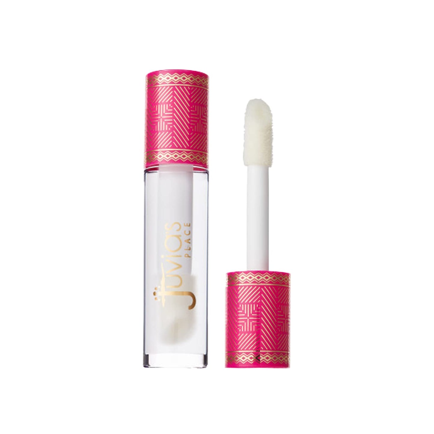 Juvia's Place Lip Gloss Glass It's Glass - Clear, Super Shine,16 oz., Plump, Long Lasting Non-Sticky Luscious High Shine, Glides on Richly Glossy and