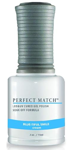LeChat Perfect Match Gel Polish, Blue-Tiful Smile, 0.5 Fluid Ounce Beauty & Personal Care LECHAT
