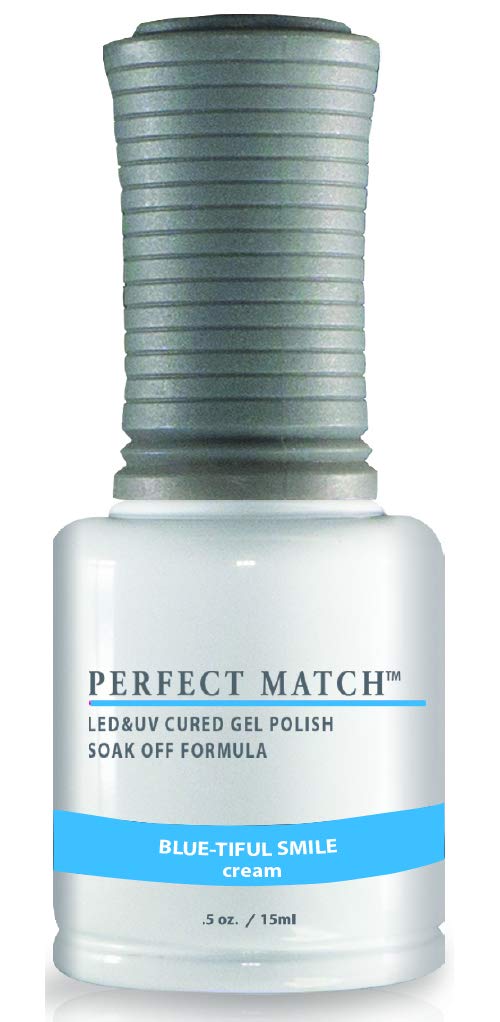 LeChat Perfect Match Gel Polish, Blue-Tiful Smile, 0.5 Fluid Ounce Beauty & Personal Care LECHAT