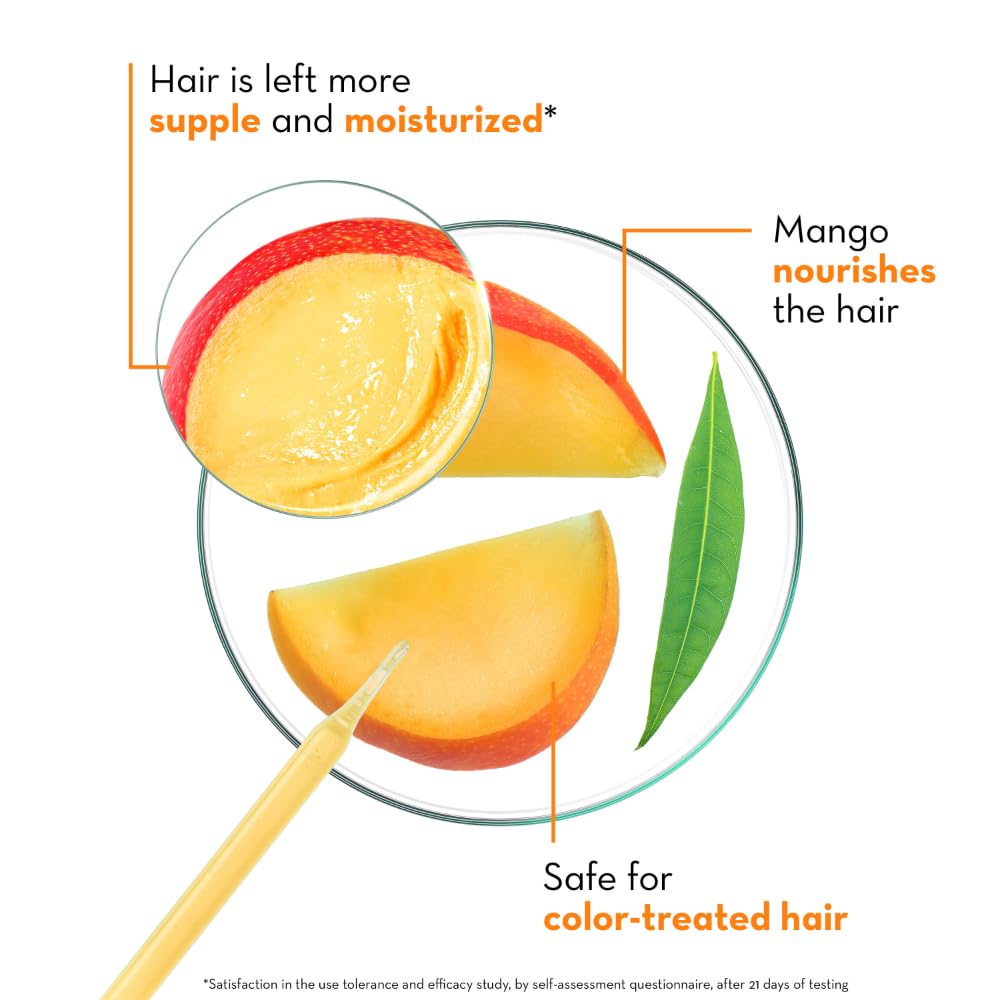 Klorane Nourishing Shampoo with Mango Butter, Moisturize and Hydrate Dry Hair, Paraben, Silicone, SLS Free, 13.5 Fl Oz