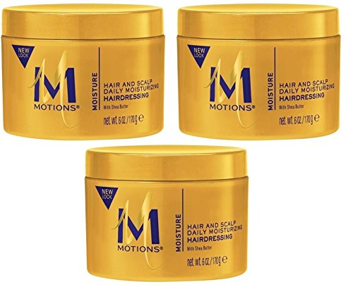 Motions Hair & Scalp Moisturizing Hairdressing, 6 Ounces (Pack of 3)