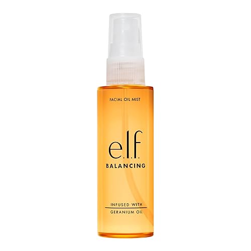e.l.f. Balancing Facial Oil Mist, Essential Oil-infused Mist, Helps Reawaken & Calm The Mind & Balance Mood, Vegan & Cruelty-Free, 2.02 Fl Oz