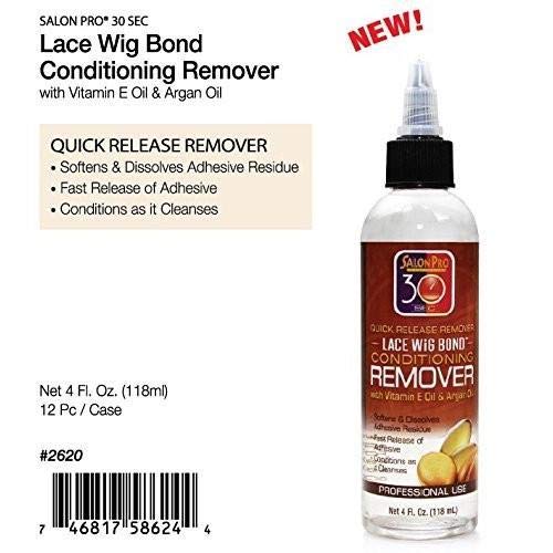 Salon Pro 30 Sec Lace Wig Bond Conditioning Remover 2 Oz