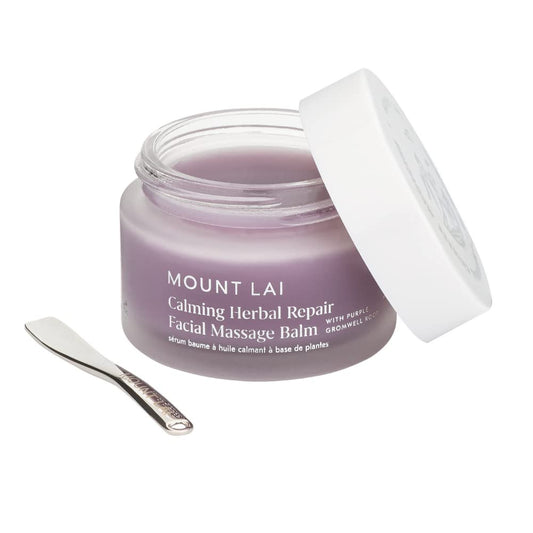 Mount Lai Calming Herbal Repair Serum Concentrate Balm, Calming Herbal Repair Balm for Gua Sha, Support Cellular Repair, Soothes & Rejuvenates Skin