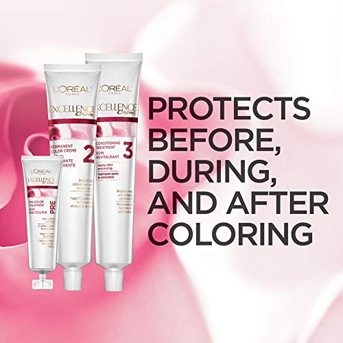 L'Oreal Paris Excellence Creme, 6 Light Brown, Pack of 3, (Packaging May Vary)